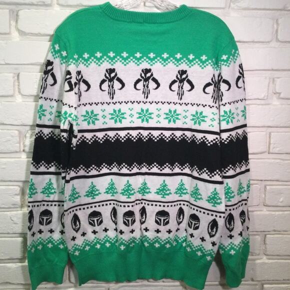 Ugly Christmas Sweater Star Wars themed unisex L, runs small - Picture 3 of 5